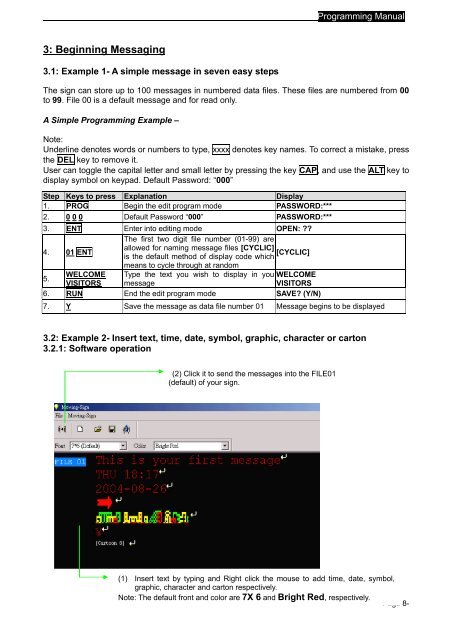 User Manual - Digital LED billboard Electronic Signs Display LED ...