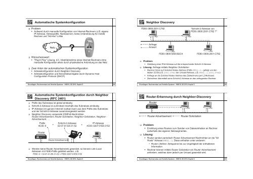 Grundlagen: Rechnernetze und Verteilte Systeme - Lehrstuhl für ...