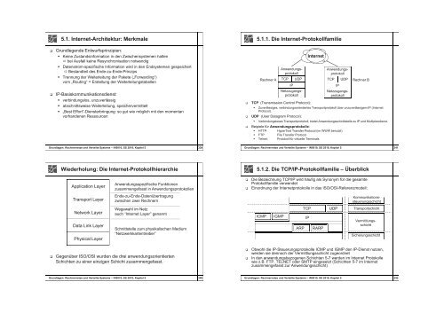 Grundlagen: Rechnernetze und Verteilte Systeme - Lehrstuhl für ...