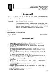 13. Protokoll Gr-Sitzung (1,43 MB) - .PDF - Gemeinde Westendorf