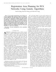 Registration Area Planning For Pcs Networks Using Genetic ...