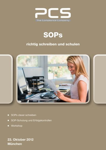 SOPs richtig schreiben und schulen - PCS