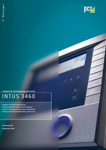 INTUS 3460 - PCS Systemtechnik GmbH