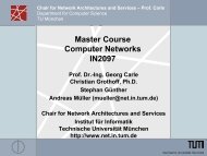 Master Course Computer Networks IN2097 - TUM