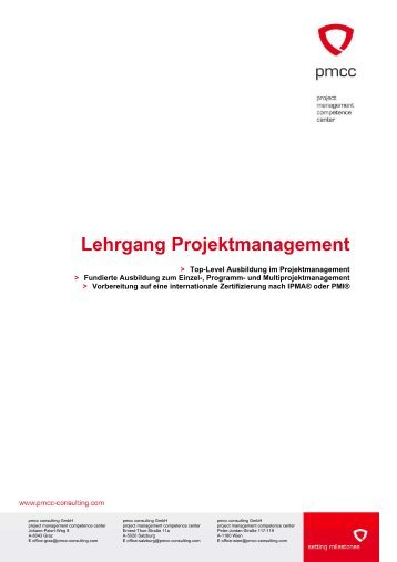 Lehrgang Projektmanagement - Retter