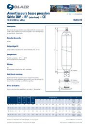 Amortisseurs basse pression Série IBV – RF (acier inox ... - Olaer AG