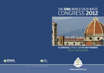 ISWA World Solid Waste Congress 2012