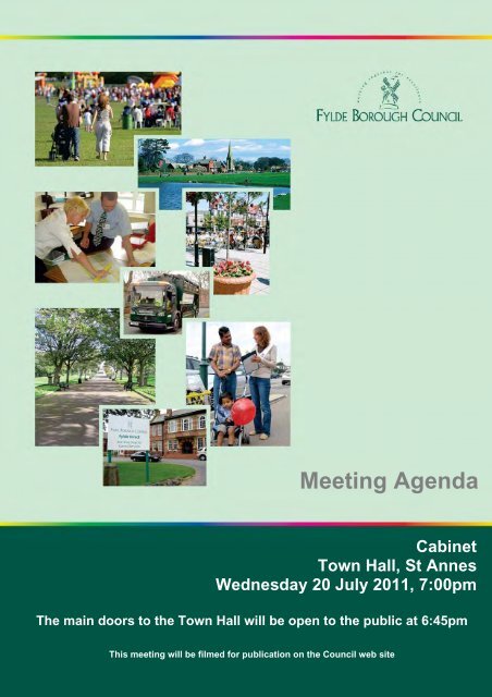 Meeting Agenda - Fylde Borough Council