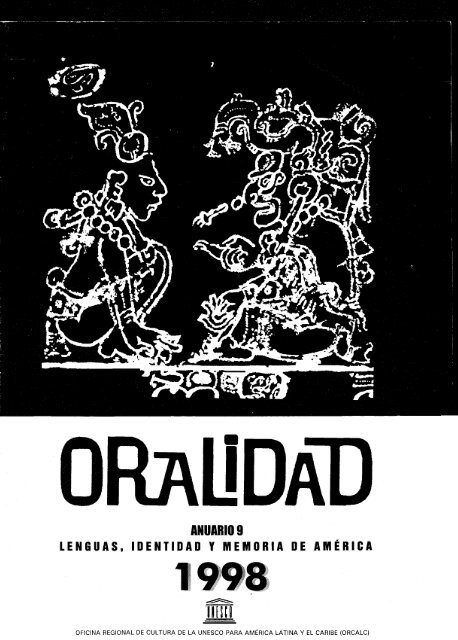 Poesía E Historia Oralidad Lenguas Identidad Y - 