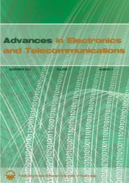 november 2010 volume 1 number 2 - Advances in Electronics and ...