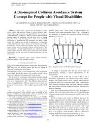 A Bio-inspired Collision Avoidance System ... - university press