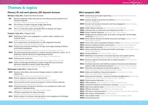 Conference program - International Conferences - KVIV