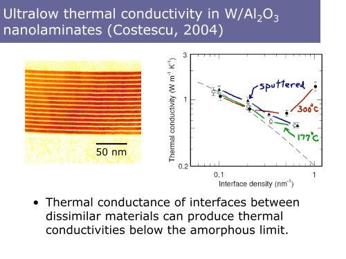 Pushing the boundaries of the thermal conductivity of materials