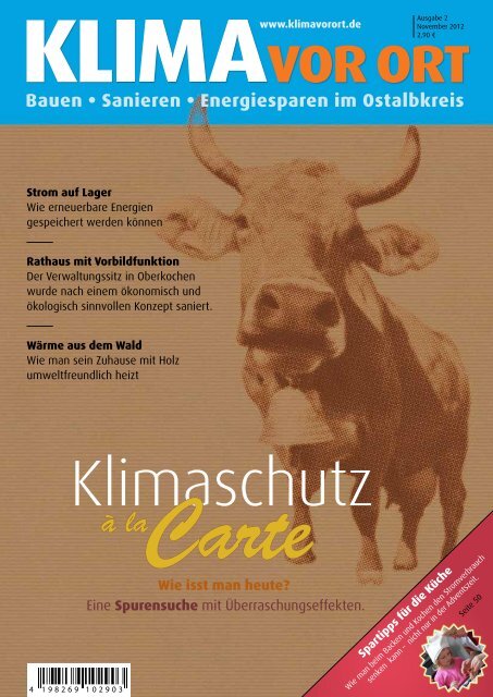 Zeitschrift Klima vor Ort - 2 Ausgabe November 2012