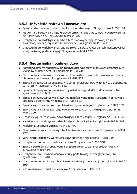 Newsletter dla Przedsiębiorców - grudzień 2011 - CTT AGH