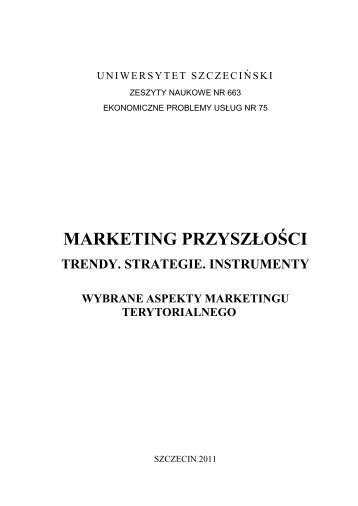 zeszyt-Marketing terytorialny-druk - Wydział Zarządzania i ...