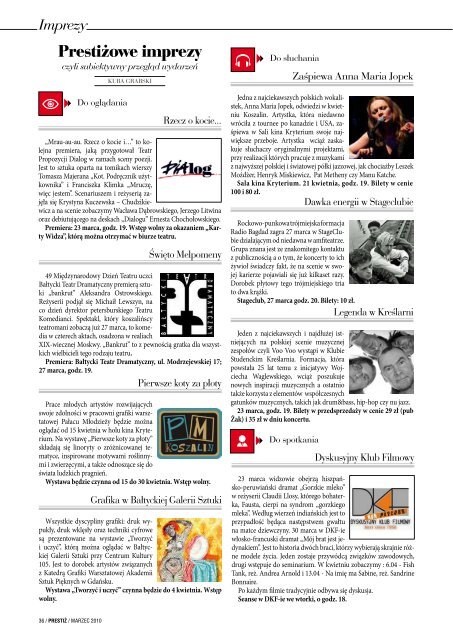 pobierz pdf - Prestiz Magazyn koszaliński