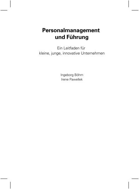 Personalmanagement und Führung - ABWF