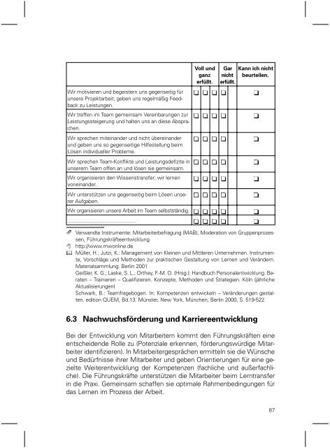 Personalmanagement und Führung - ABWF