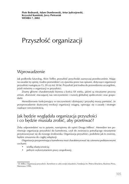 Przerażony kameleon - eseje o przyszłości zarządzania - E-mentor