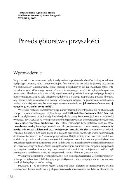 Przerażony kameleon - eseje o przyszłości zarządzania - E-mentor