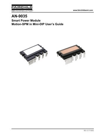 AN-9035 Smart Power Module Motion-SPM in Mini-DIP User's Guide