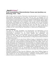 „NachRichten“ - Ludwig Boltzmann-Institut für Historische ...