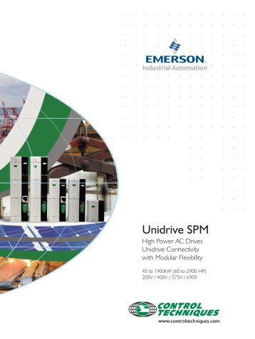 Unidrive SPM Brochure - Emerson Industrial Automation