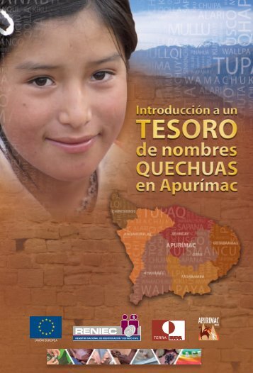 introducción a un tesoro de nombres quechuas ... - Terra Nuova Perú