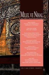 Evrensel Dinin Millileştirilmesi - Milel ve Nihal