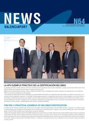 News Valenciaport 64 - Autoridad Portuaria de Valencia