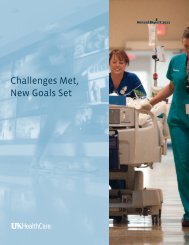 Challenges Met, New Goals Set - UK Healthcare - University of ...
