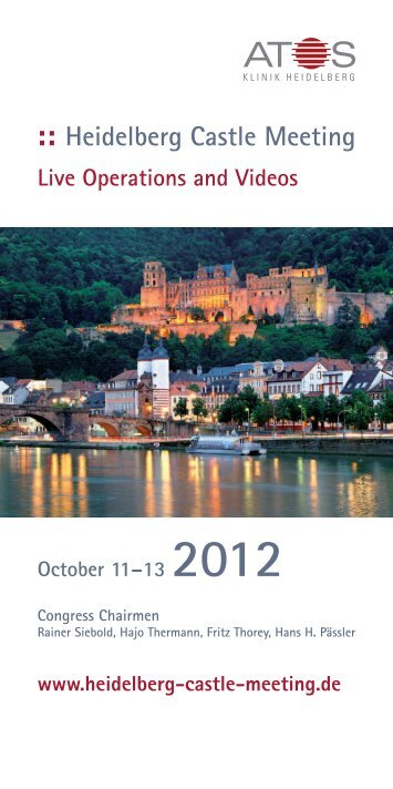 :: Heidelberg Castle Meeting - ATOS Klinik Heidelberg