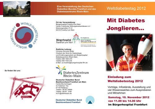 Mit Diabetes Jonglieren... - Bürgerhospital Frankfurt