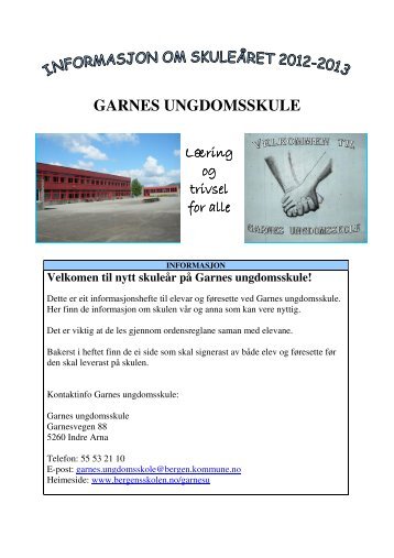 Informasjonshefte - Bergen kommune