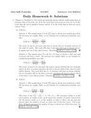 Daily Homework 6: Solutions