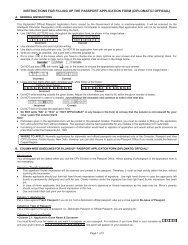 Instructions for Completing Passport Application Form ... - Immihelp