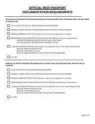 official (red) passport documentation requirements - USAG Bamberg