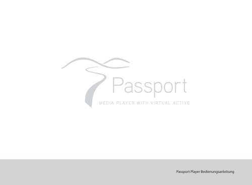 Aufbau- Bedienungsanleitung Passport - Horizon Fitness