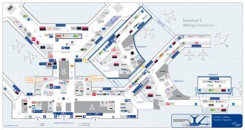 Terminal 1 Abflug/Departures - Flughafen Frankfurt