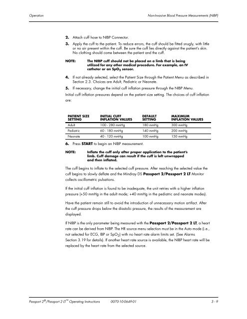 Datascope Passport - Mindray