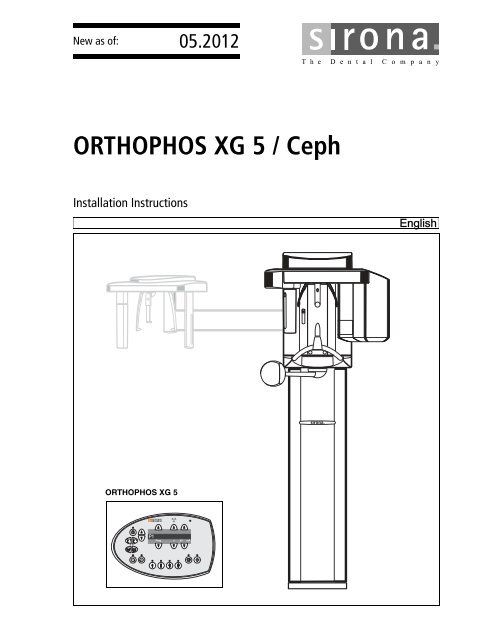 Orthophos Xg 5 Ceph Sirona