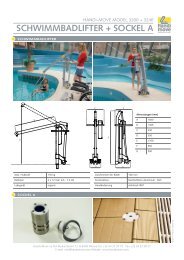 SCHWIMMBADLIFTER + SoCkEL A - Rehatronik