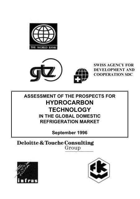 World Bank Study: HYDROCARBON TECHNOLOGY IN THE GLOBAL