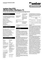 weber.fug 878 (Deitermann Multipox F) - Saint-Gobain Weber GmbH