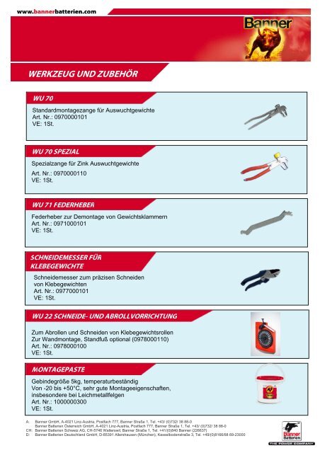 Folder Auswuchtgewichte D (2.6 Mb) - Banner Batteries