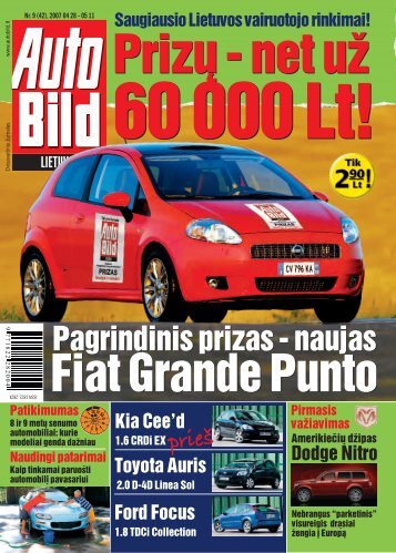 Fiat Grande Punto. - Autobild.lt - Veidas.lt