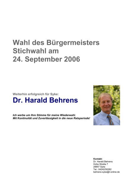 Druckversion - Dr. Harald Behrens
