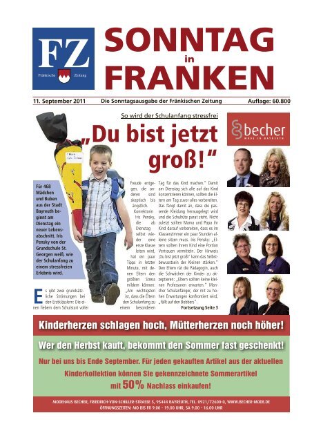 Bayreuth - Sonntag in Franken E-Paper - Nordbayerischer Kurier