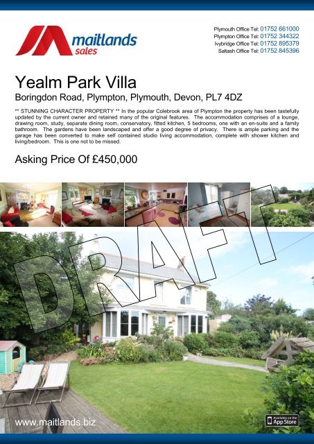 Yealm Park Villa